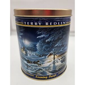 Terry Redlin Evening Frost‎ Collectible Tin Winter Scene Art